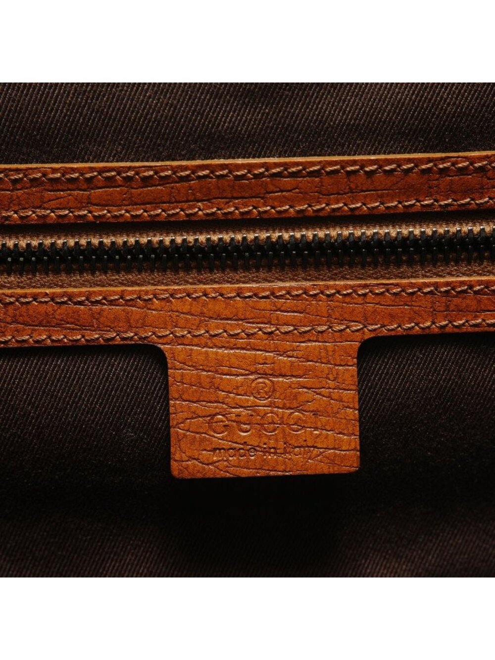 ★SOLD★ Gucci Handbag GG Canvas Bamboo Handle Pouch - Picture 9 of 10